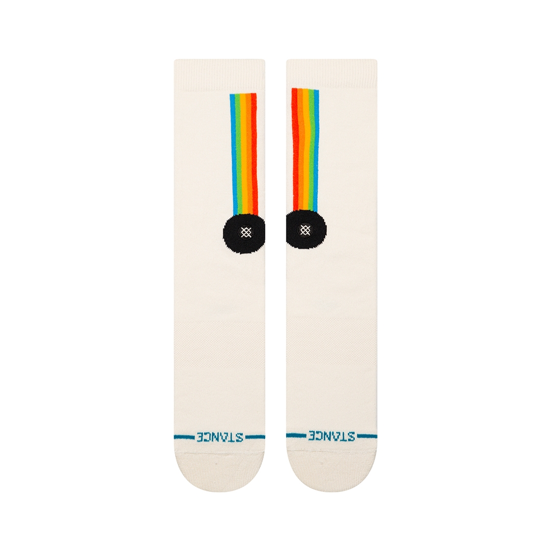 STANCE APERTURE CREW SOCK White STANCE APERTURE CREW SOCK White