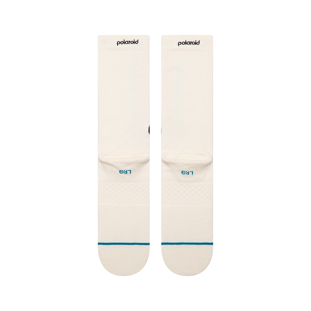 STANCE APERTURE CREW SOCK White STANCE APERTURE CREW SOCK White
