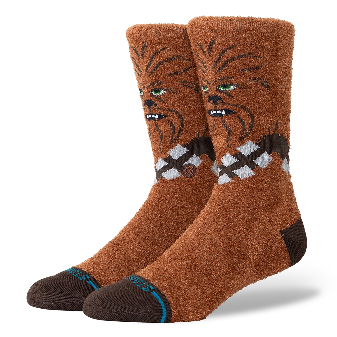 STANCE CHEWIE CREW SOCK Brown STANCE CHEWIE CREW SOCK Brown