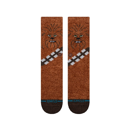 STANCE CHEWIE CREW SOCK Brown STANCE CHEWIE CREW SOCK Brown