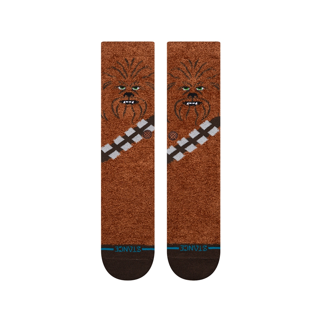 STANCE CHEWIE CREW SOCK Brown STANCE CHEWIE CREW SOCK Brown