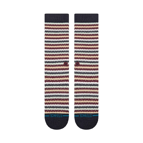 STANCE CHICLETS WAFFLE KNIT CREW SOCK Navy
