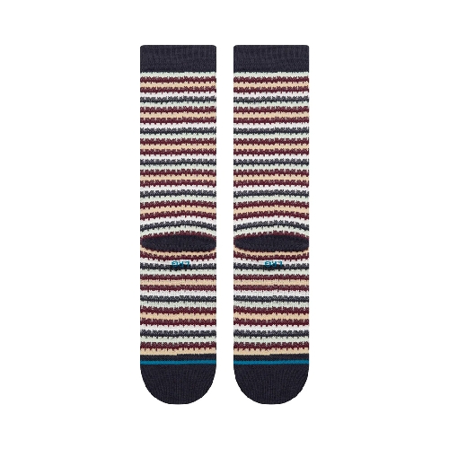 STANCE CHICLETS WAFFLE KNIT CREW SOCK Navy
