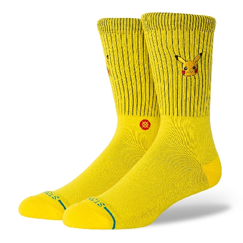 STANCE PIKACHU SOCK Yellow