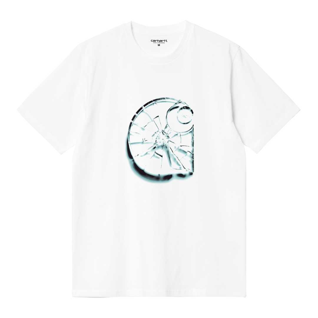 CARHARTT WIP SHATTERED TSHIRT White CARHARTT WIP SHATTERED TSHIRT White