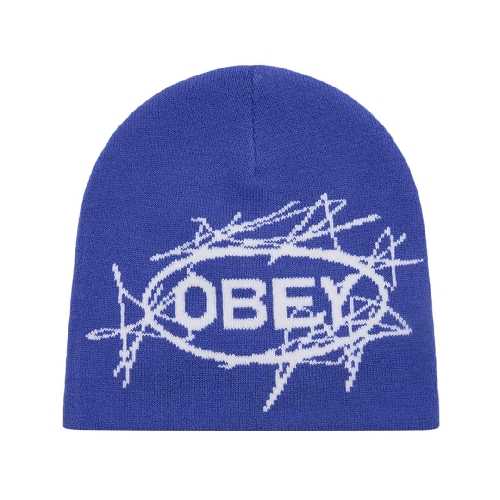 OBEY SCRAM BEANIE Dazzling blue
