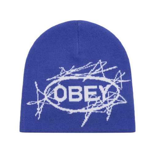 OBEY SCRAM BEANIE Dazzling blue