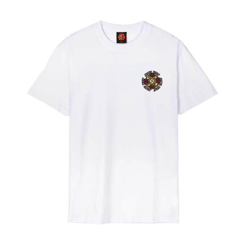 SANTA CRUZ DRESSEN ROSES EVO TEE White