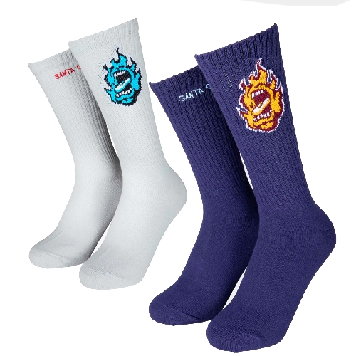 SANTA CRUZ SCREAMING MINI FLAME SOCKS Multi