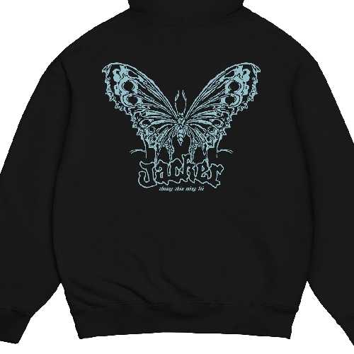 JACKER ZHOU HOODIE Black