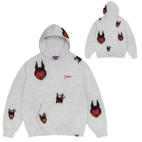 JACKER PARADISE HOODIE Heather grey