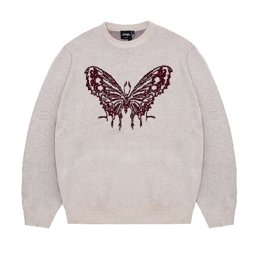 JACKER ZHOU KNIT CREWNECK Beige