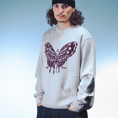 JACKER ZHOU KNIT CREWNECK Beige