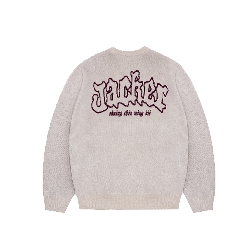 JACKER ZHOU KNIT CREWNECK Beige