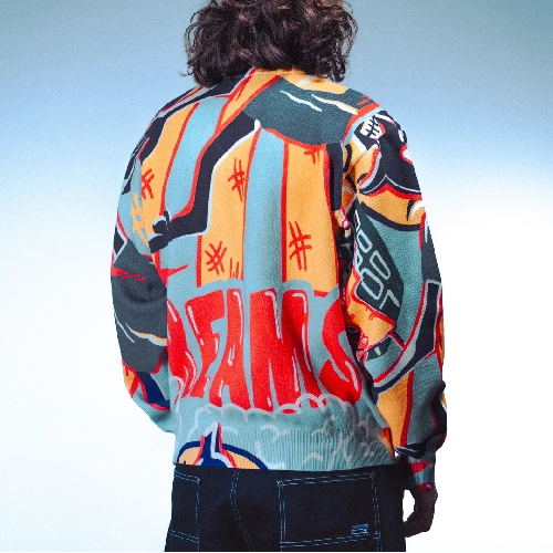 JACKER CORINTHIAN KNIT CREWNECK Aop