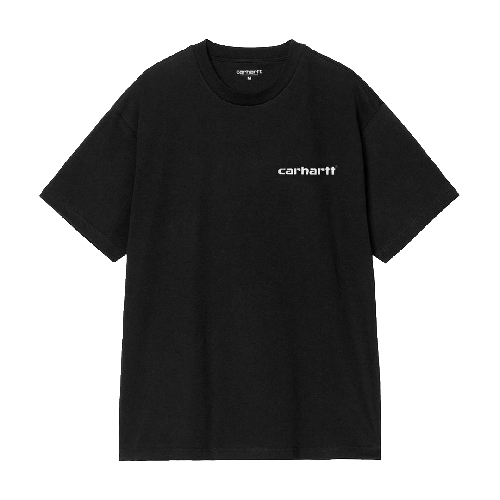 CARHARTT WIP ARCHIVE SCRIPT TSHIRT Black