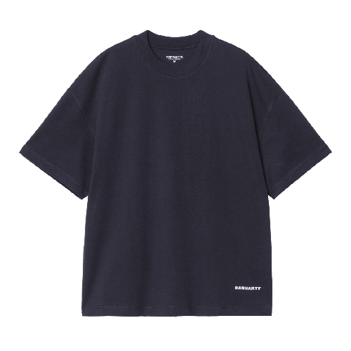 CARHARTT WIP LINK SCRIPT TSHIRT Dark Navy White
