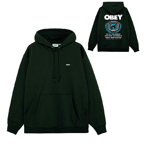 OBEY ICON EYE WREATH HOOD Botanical garden