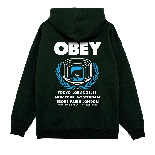 OBEY ICON EYE WREATH HOOD Botanical garden