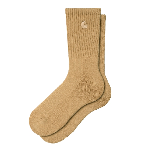 CARHARTT WIP HUDSON SOCKS Peanut chalk wash