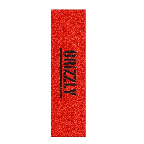 GRIZZLY GRIP PLAQUE GLITTER red