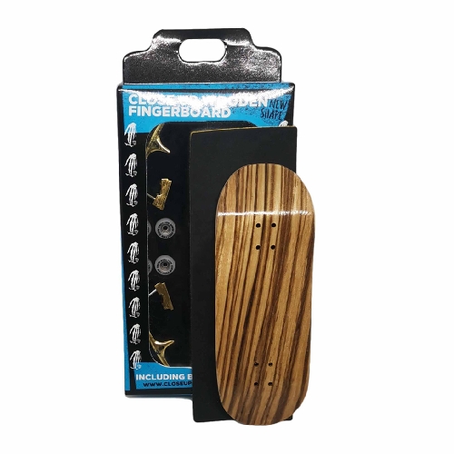 CLOSE UP WOODEN FINGERBOARD 34MM Zebra Wood