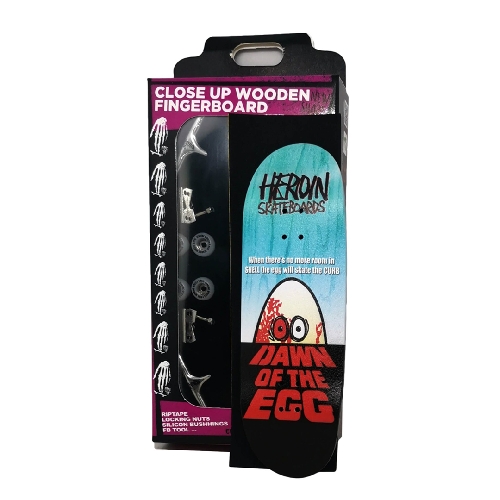 CLOSE UP HEROIN WOODEN FINGERBOARD 32MM Dawn Of The Egg