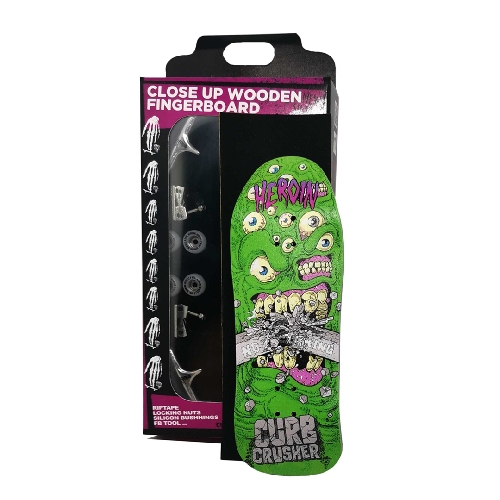 CLOSE UP HEROIN WOODEN FINGERBOARD 35MM Curb Crusher