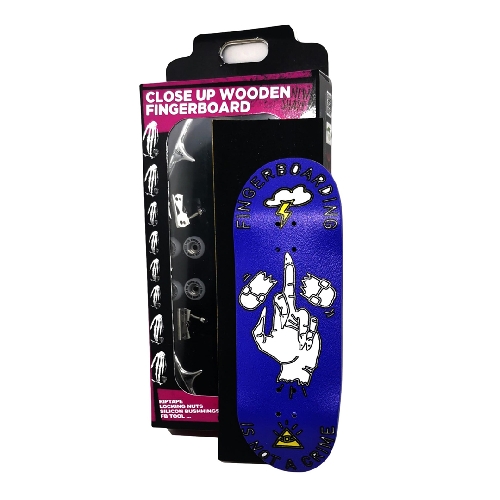 CLOSE UP WOODEN FINGERBOARD 34MM Fingerboarding