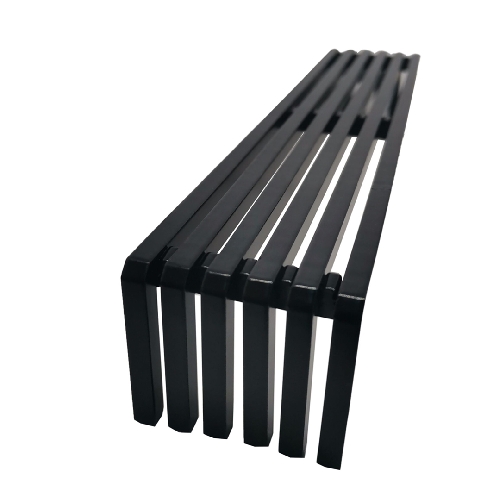 CLOSE UP METAL BENCH Black CLOSE UP METAL BENCH Black