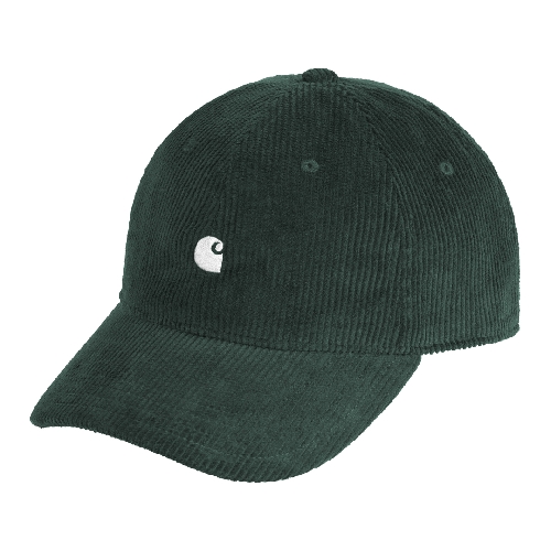 CARHARTT WIP HARLEM CAP Kale Green White 