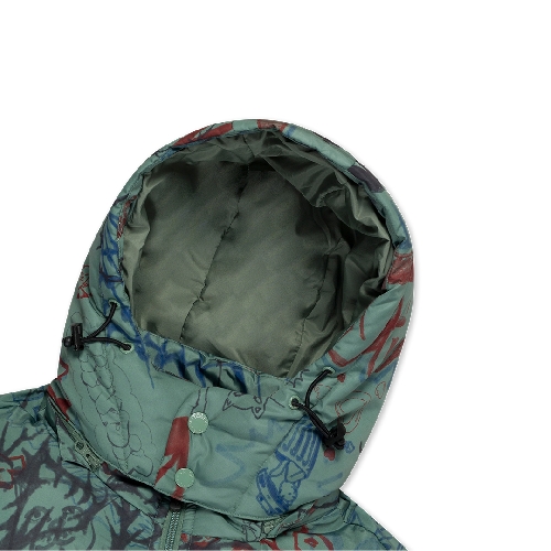 Ripndip MARKER PUFFER JACKET Olive