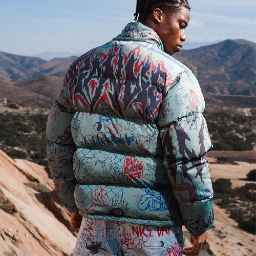 Ripndip MARKER PUFFER JACKET Olive