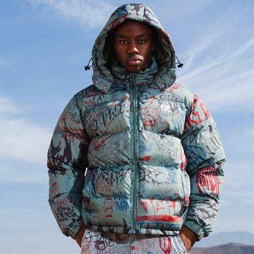 Ripndip MARKER PUFFER JACKET Olive