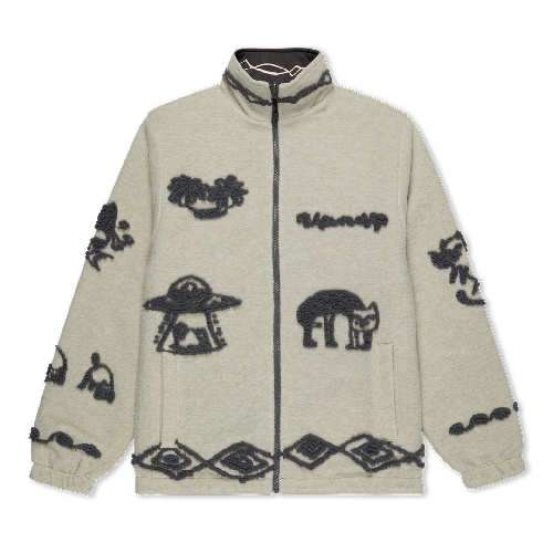 Ripndip BLONDED REVERSIBLE JACKET Sand Charcoal