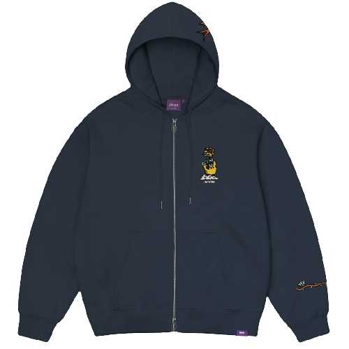 JACKER DREAM MAZE ZIPPED HOODIE Navy