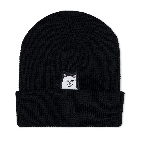 Ripndip LORD NERMAL RIBBED BEANIE black