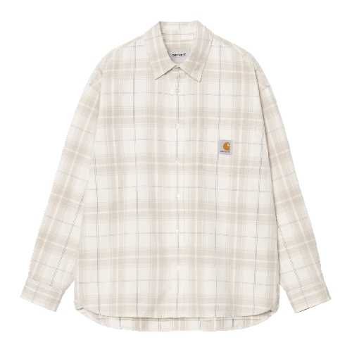 CARHARTT WIP LS WILBER SHIRT Wilber Check Natural