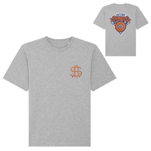 BAMBOO KNICKERBOCKERS TEE Heather grey