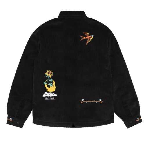 JACKER DREAM MAZE CORDUROY OVERSHIRT Black