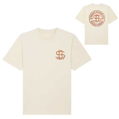 BAMBOO LOGO KNICKERBOCKER TEE Natural Raw