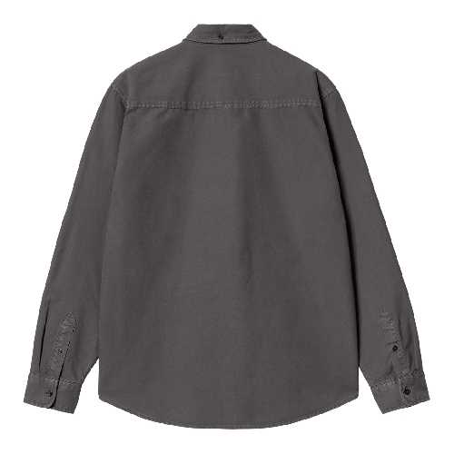 CARHARTT WIP LS BOLTON SHIRT Graphite garment dyed