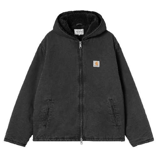 CARHARTT WIP MITCH JACKET Black dusky canvas