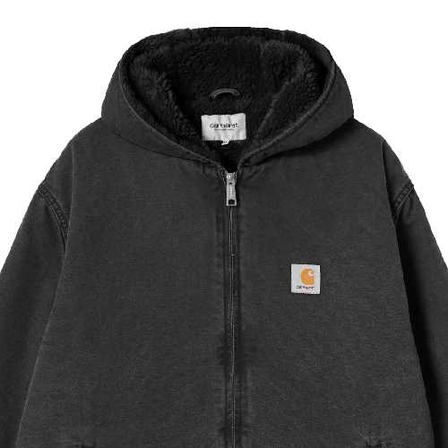 CARHARTT WIP MITCH JACKET Black dusky canvas