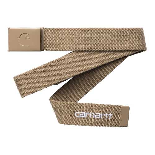 CARHARTT WIP C LOGO BELT Leather White