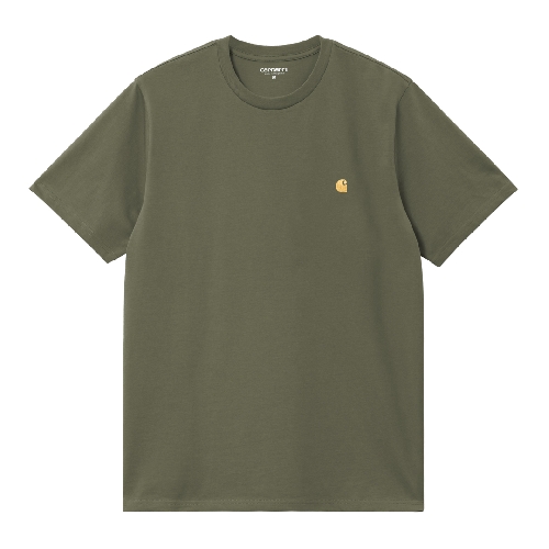 CARHARTT WIP CHASE TSHIRT Leaf Gold