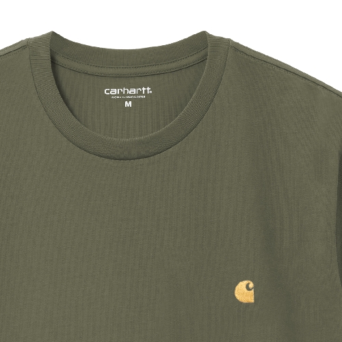 CARHARTT WIP CHASE TSHIRT Leaf Gold