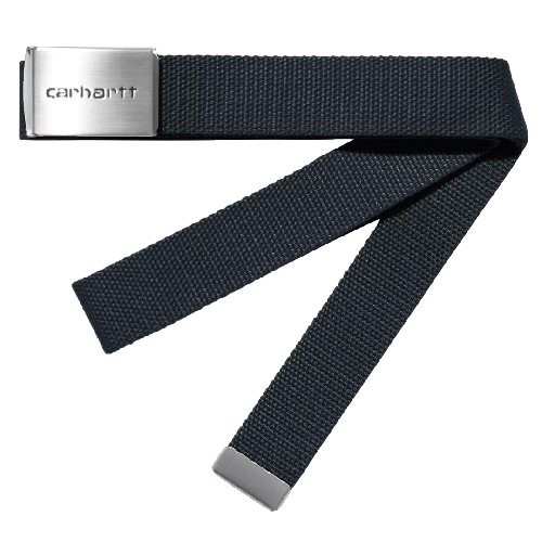 CARHARTT WIP CLIP BELT CHROME Deep Night
