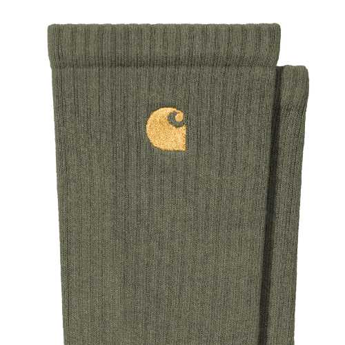 CARHARTT WIP CHASE SOCKS Leaf Gold