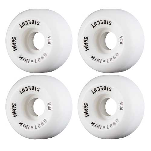 MINI LOGO SIDECUT HYBRID III WHITE WHEELS 90a 54mm